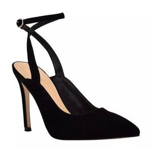 GUESS Women's Cilea Ankle Strap Stiletto Pumps Black 6.5